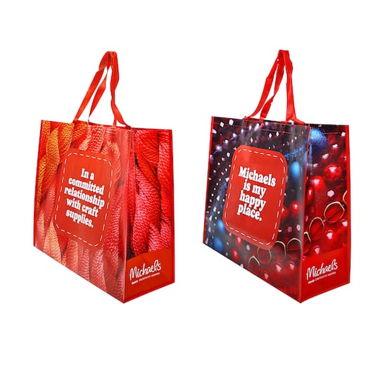 Assorted Reusable Tote Bag, by Celebrate It™ Michaels